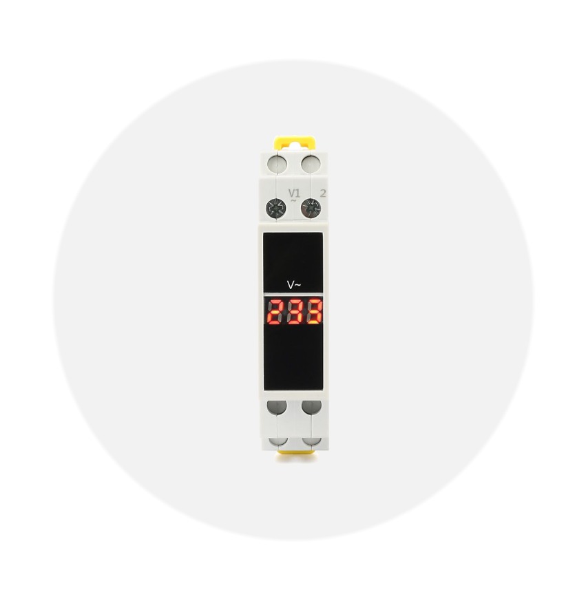 DIN RAIL DISPLAY METER