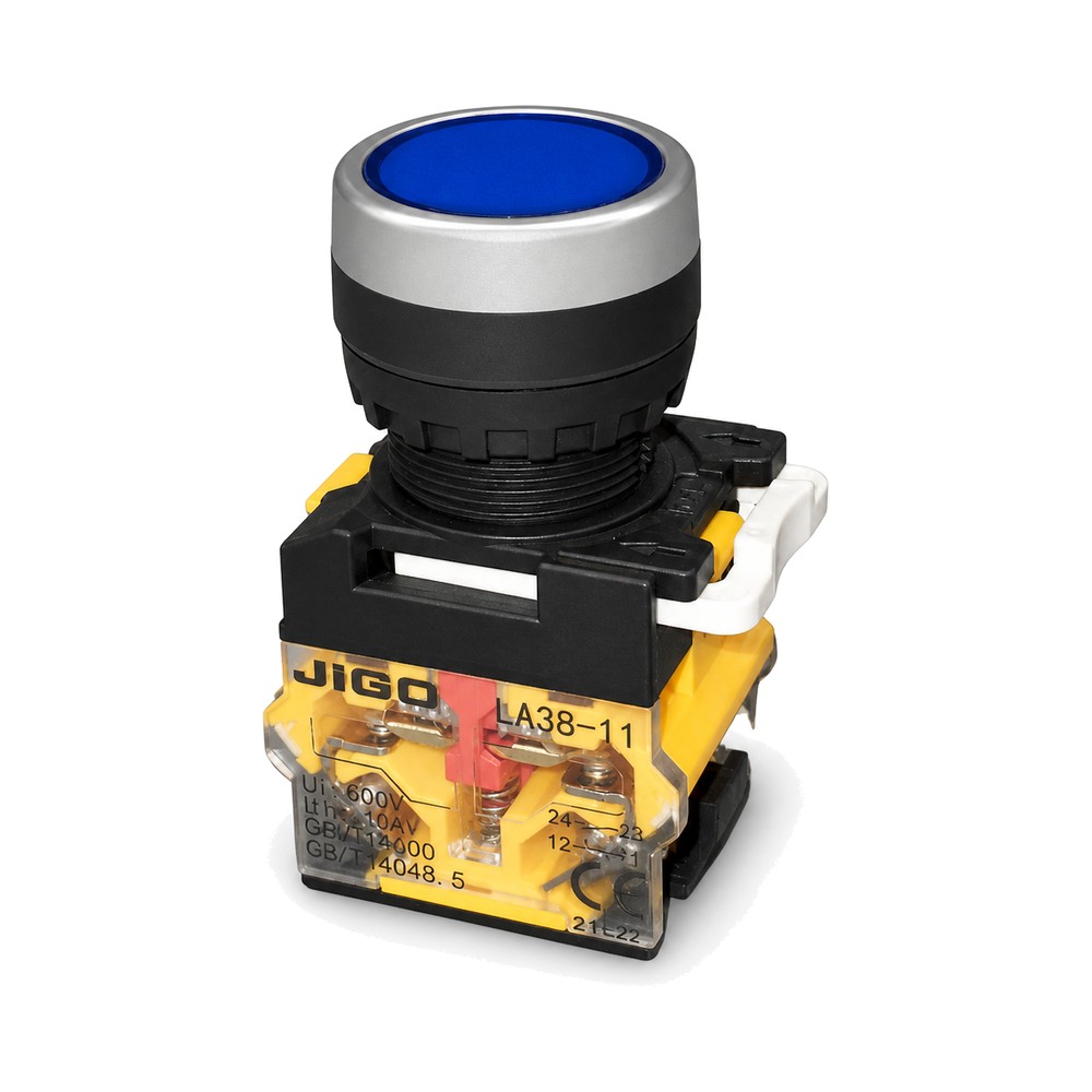 LA38-11 PN BLUE Push Button Switch