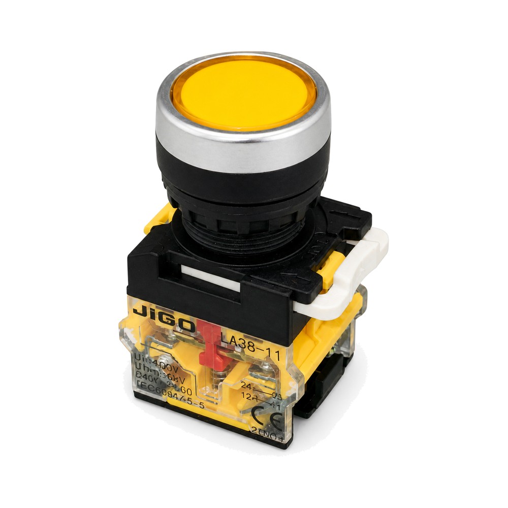 LA38-11 PN YELLOW Push Button Switch