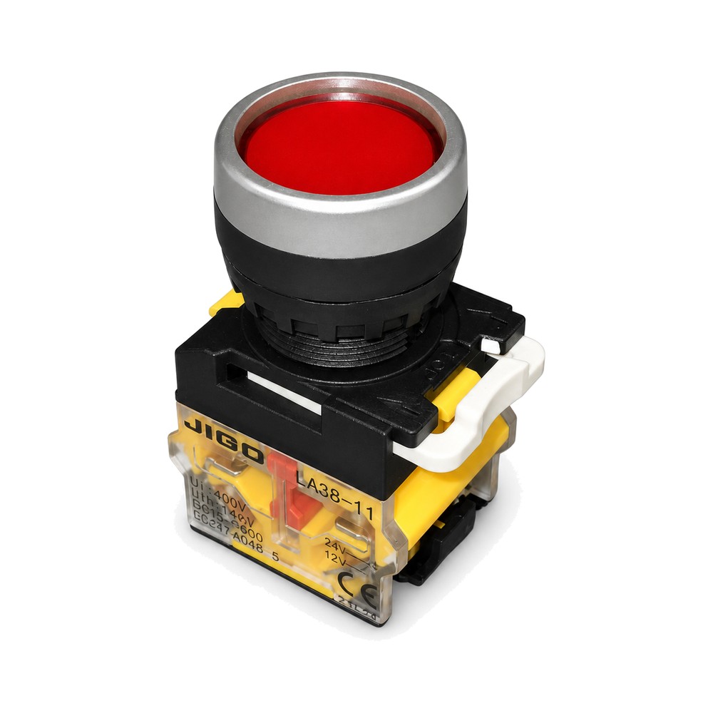 LA38-11 PNZS RED LATCHING Push Button Switch
