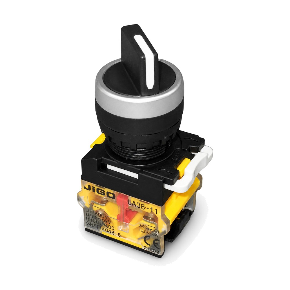 LA38-11 X22 -2P BLACK SELECTOR SWITCH