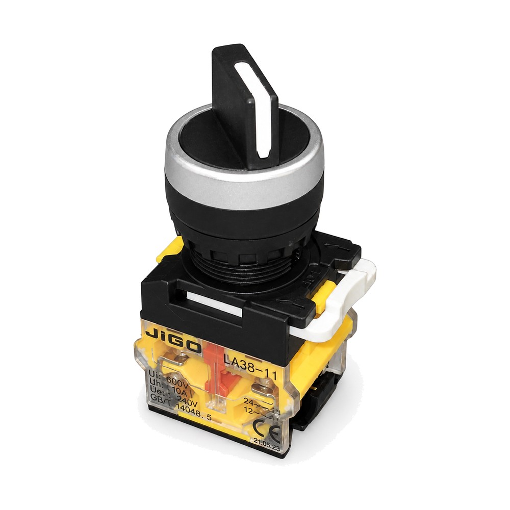 LA38-11-X21 -2P BLACK SELECTOR SWITCH