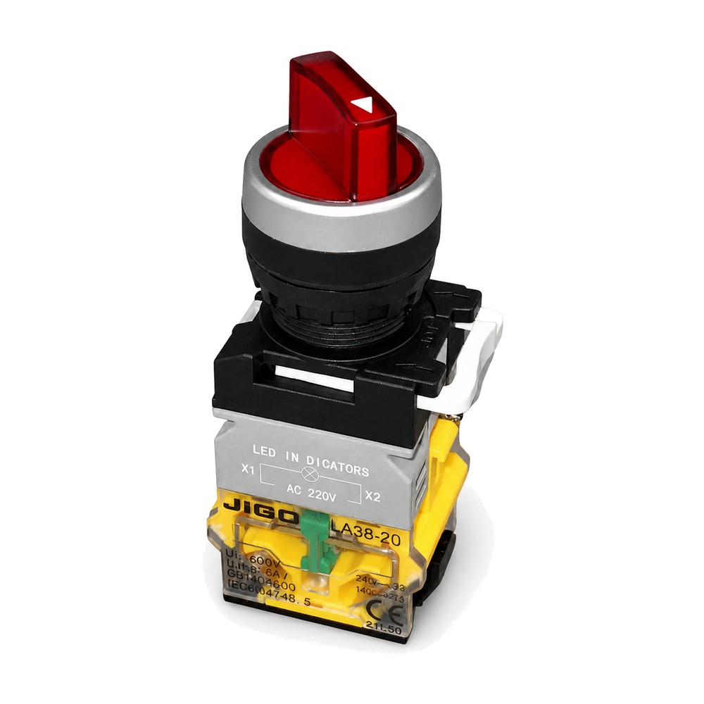 LA38-20 XD31 RED 220V-3P SELECTOR SWITCH WITH LED