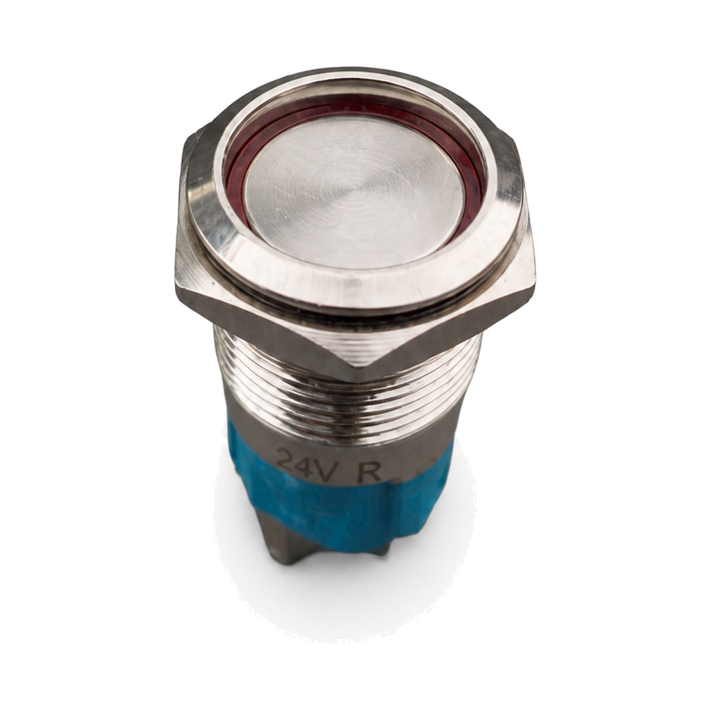 16MM 24V R LATCHING Metal Push Button Switch
