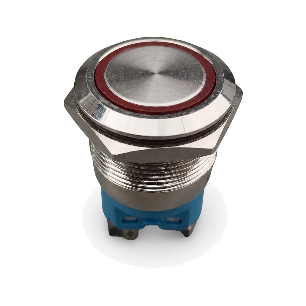 19MM 24V R SPRING RETURN Metal Push Button Switch