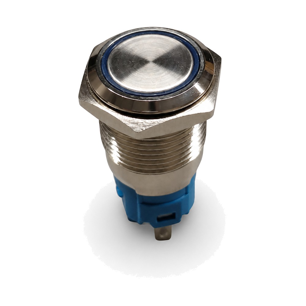 16MM 24V B SPRING RETURN Metal Push Button Switch