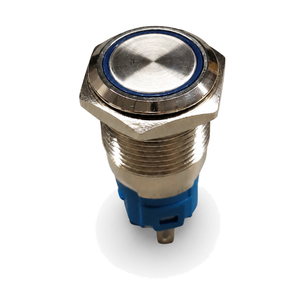 16MM 220V B SPRING RETURN Metal Push Button Switch