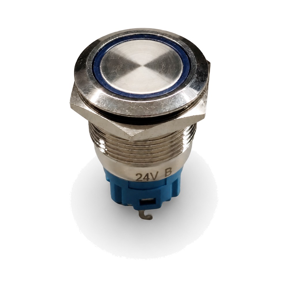 19MM 24V B SPRING RETURN Metal Push Button Switch