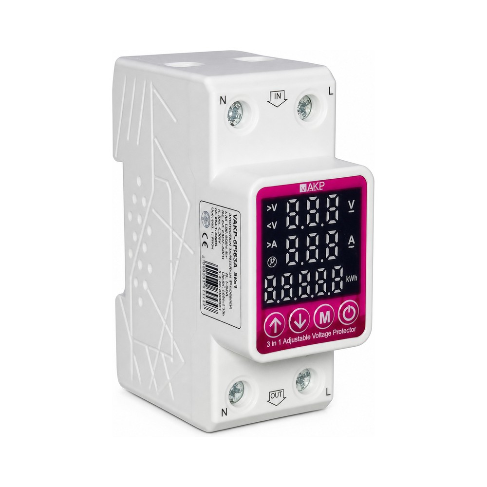 VAKP-2P-63A (3 IN 1) Protection Meter