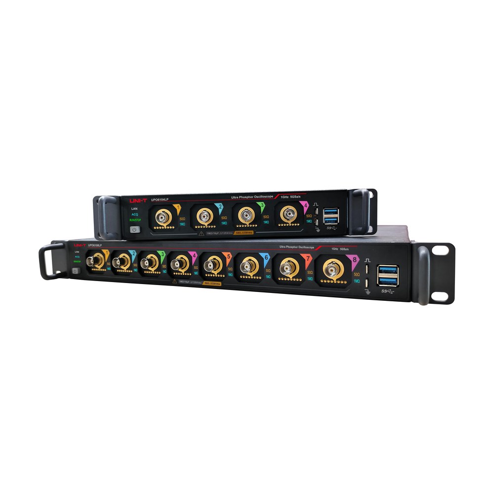 UNI-T UPO6000LP High-Resolution Oscilloscope (1U Rack, up to 1 GHz)