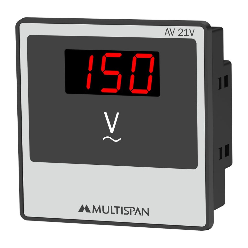 Multispan AV-21V Digital AC Voltmeter 72x72