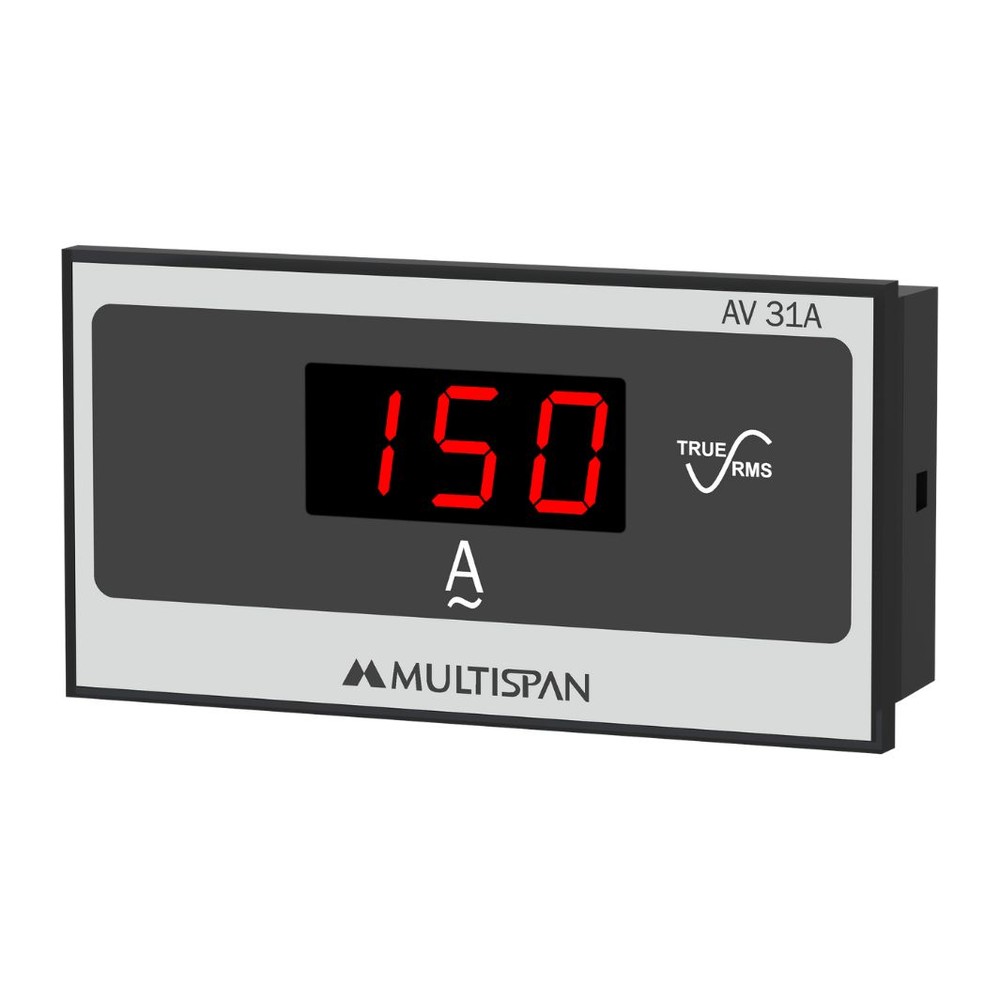 Multispan AV-31A Digital Ammeter 30 A Direct 48x96