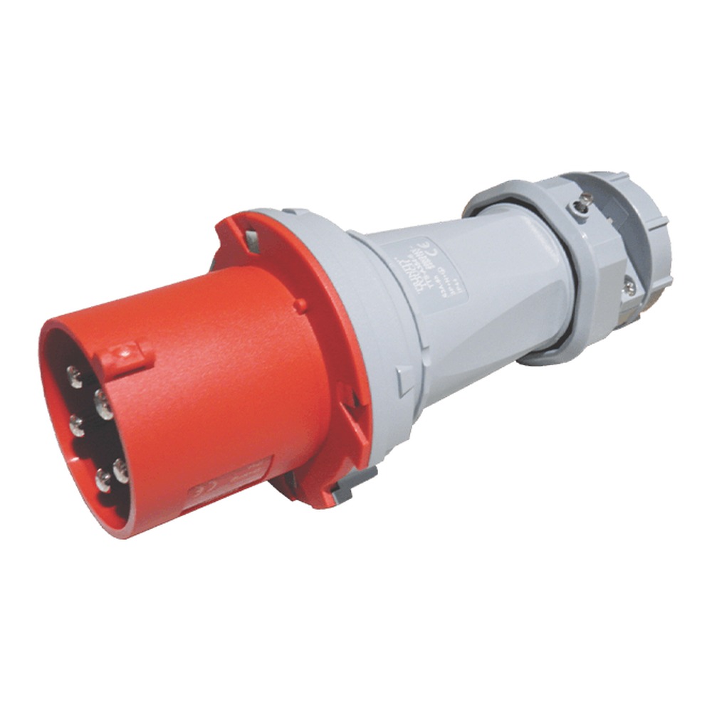 Trinity Touch 63A 5 Pin Industrial Plug IP44 400 V