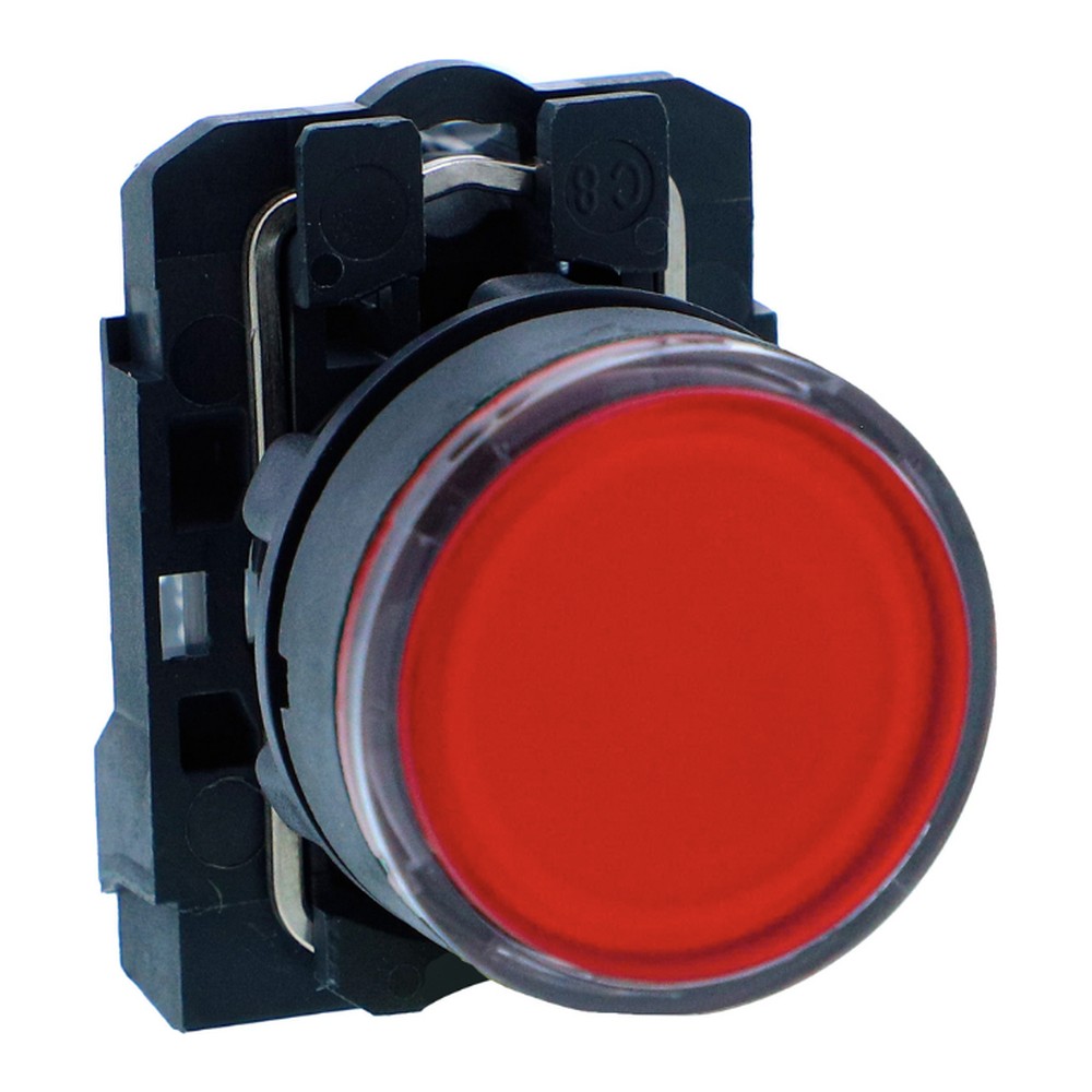 Schneider XB5AW34B1N Harmony XB5 Illuminated Push Button Red LED 24 V AC/DC