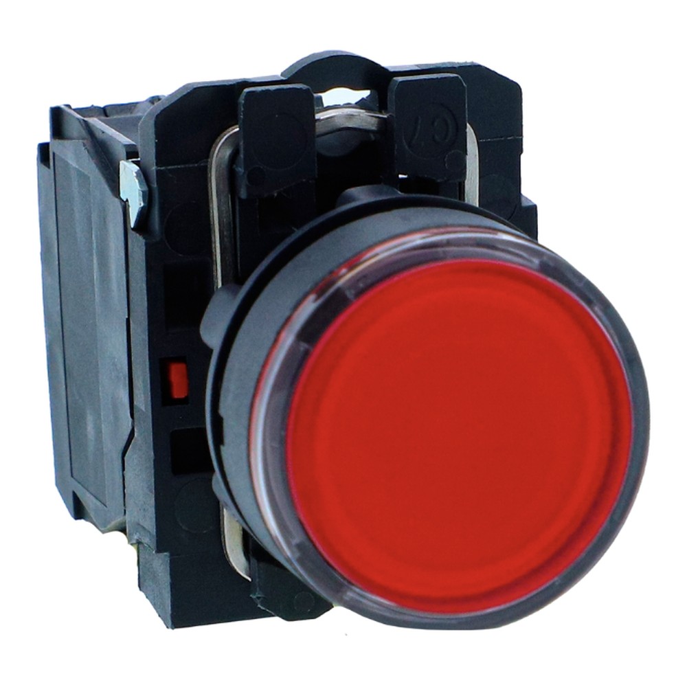 Schneider XB5AW34M2N Harmony XB5 Illuminated Push Button Red LED 230–240 V AC