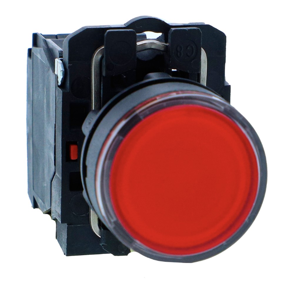 Schneider XB5AW34B2N Harmony XB5 Illuminated Push Button Red LED 24 V AC/DC