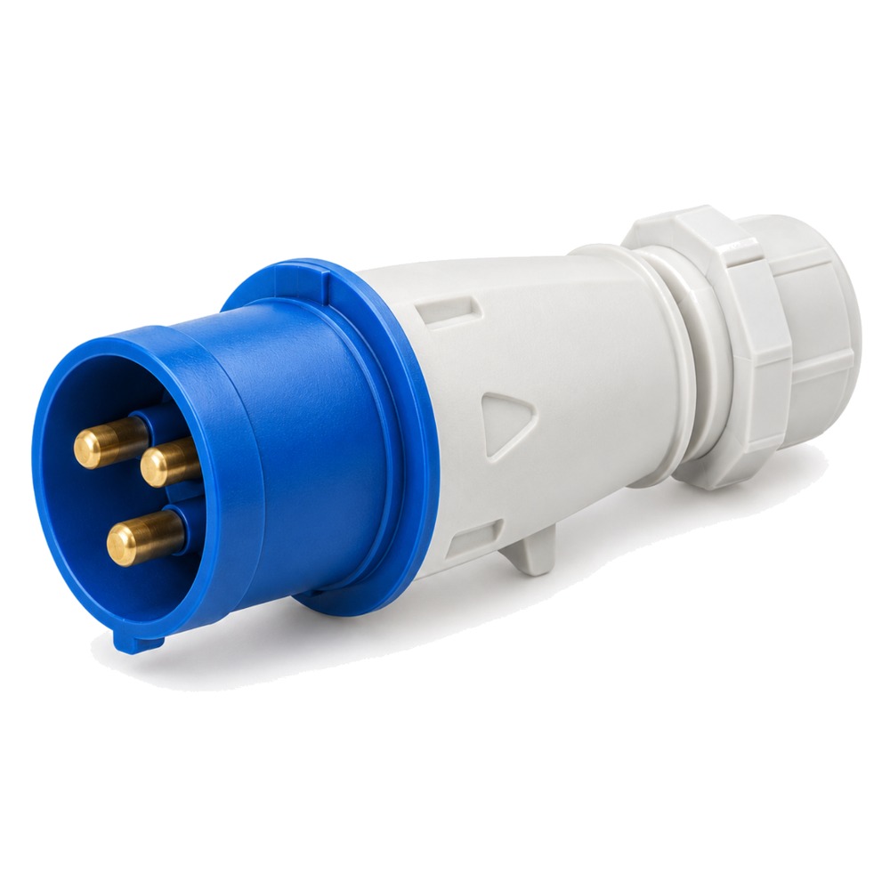 JiGO JG-023X Industrial Plug 32 A 3-pin IP44 3rd Gen