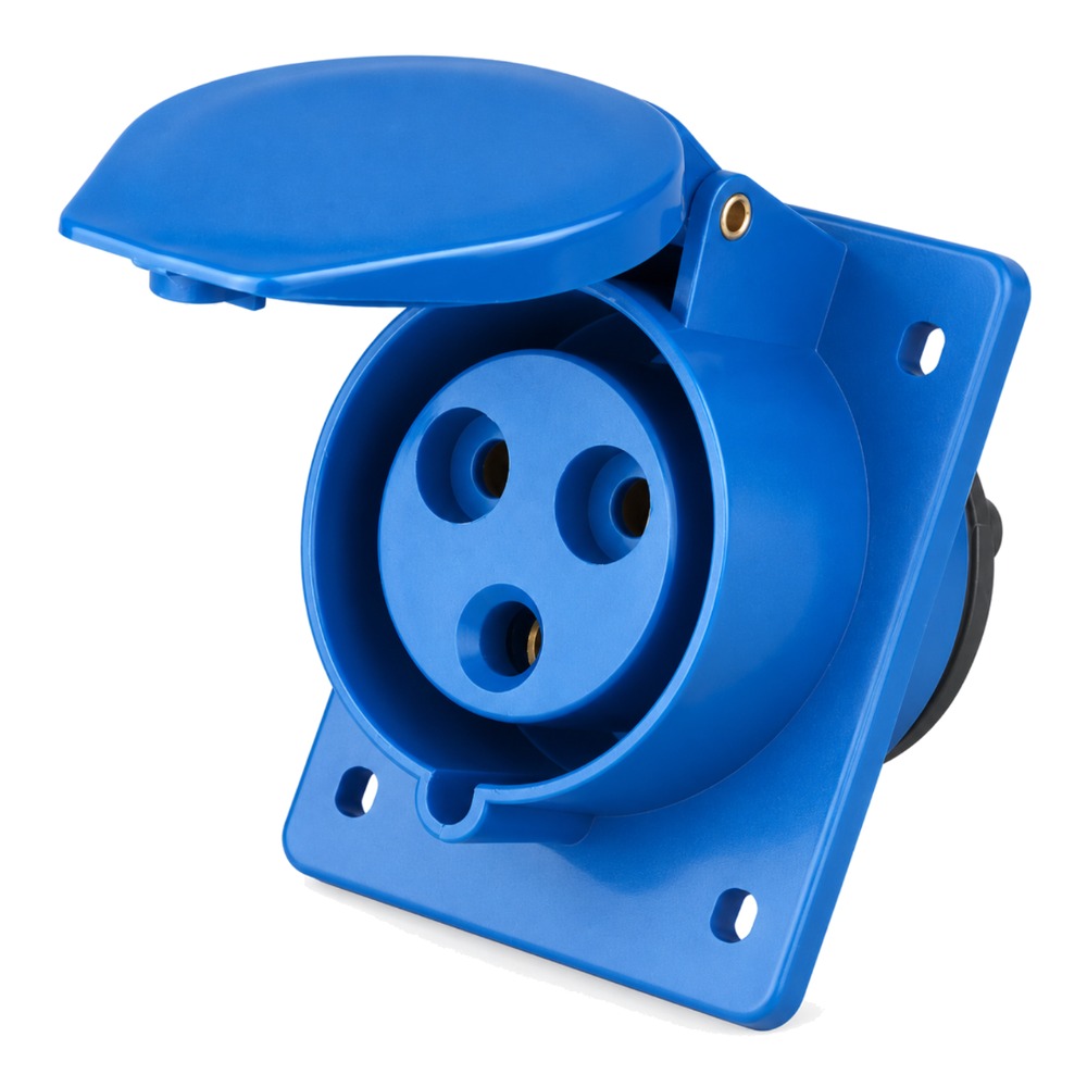 JiGO JG-413 Panel Socket 16 A 3-pin IP44