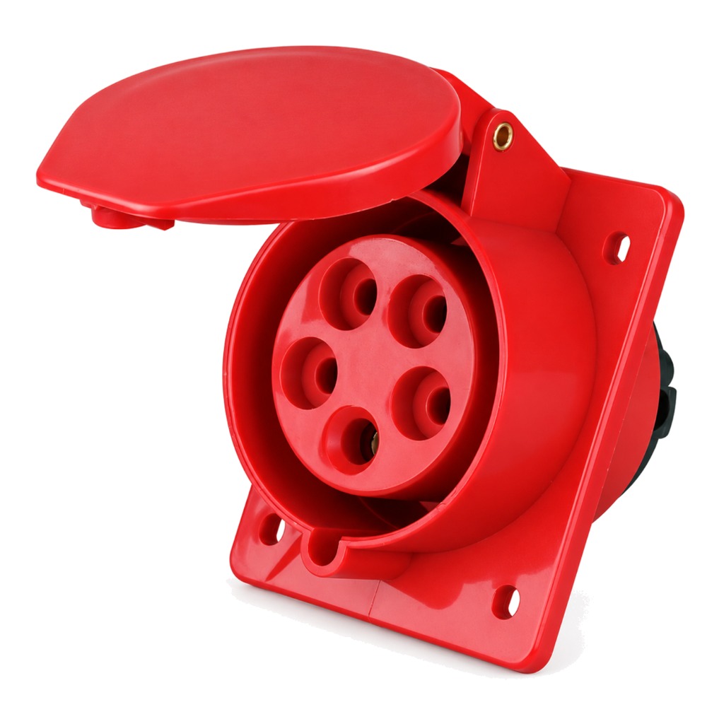 JiGO JG-425 Panel Socket 32 A 5-pin IP44