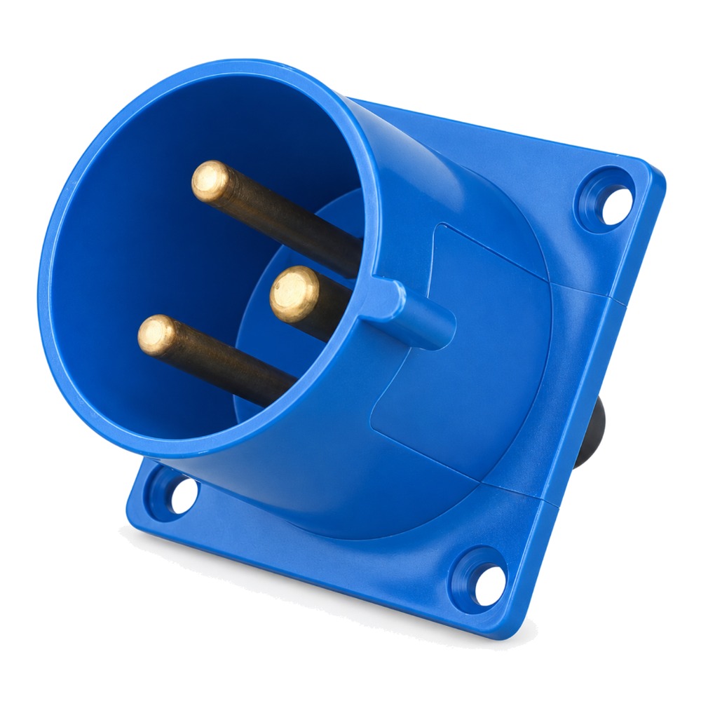 JiGO JG-513 Panel Mount Plug 16 A 3-pin IP44