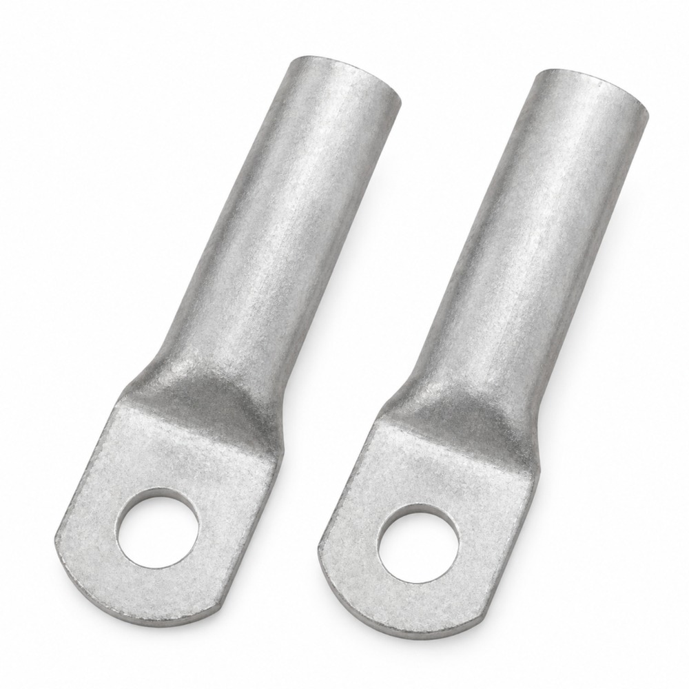 ASCON AALS-552 Aluminium Tubular Terminal End Long Barrel 1.1 kV 16 sq mm 6.4 mm Hole (Pack of 100 Pcs)